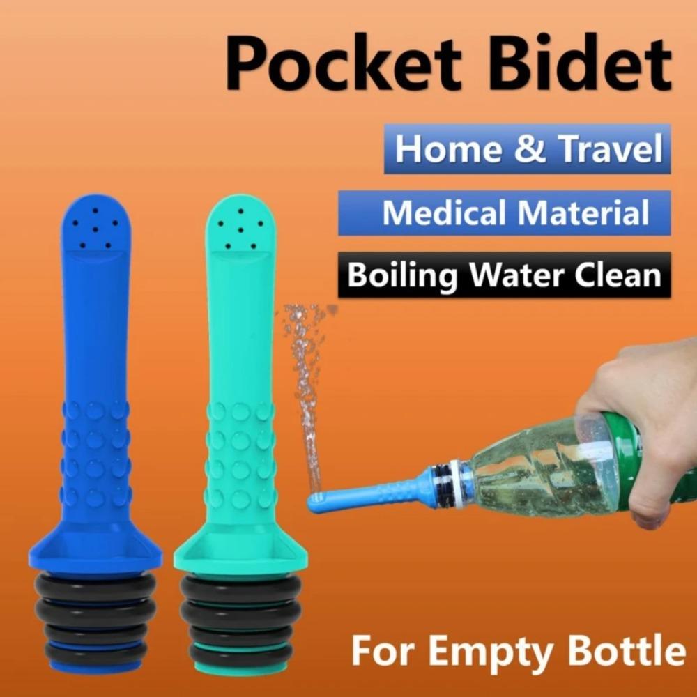 2 Stück Reise Bidet Sprüher Postpartale Perinealpflege Tragbarer Hand-Reise Bidet Sprüher für Frauen Einfach zu bedienen für Toilette