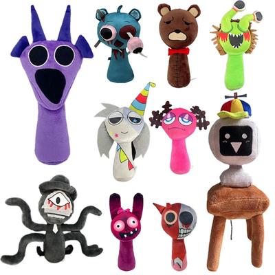 Jouets Peluches Sprunki Poupée Peluche Sprunki Oreiller Dessin Animé Jeu Sprunki Cadeaux d'Anniversaire pour Enfants Poupées en Peluche Cadeau de Noël..