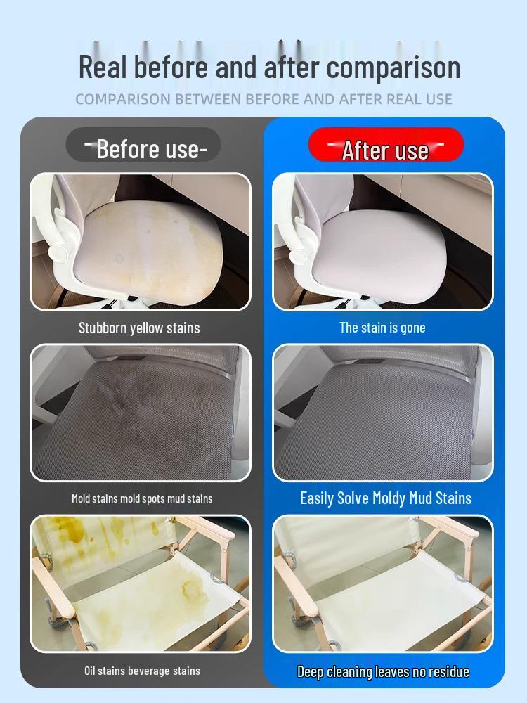 Degresant și Curățător Fără Apă pentru Scaune cu Plasă, de Calculator și Gaming
