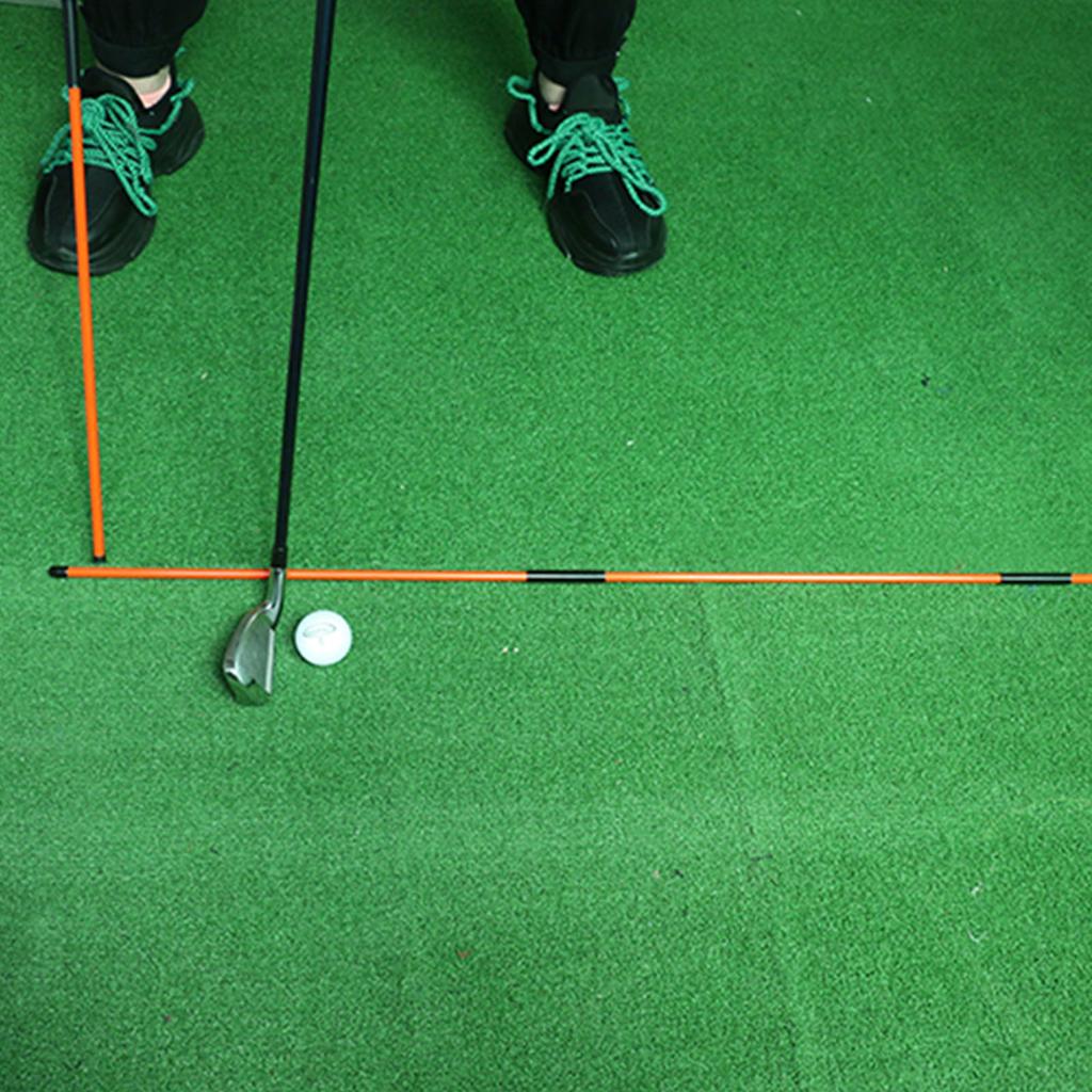 Golf Alignment Sticks, Golf Alignment Aid Practice Rods Set, Golf Training Aid for Aiming, Putting, Full Swing Trainer