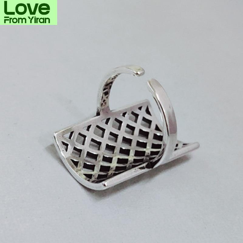 Vintage 925 Sterling Silver Geometric Rings For Women Girls Wedding Finger Ring Fashion Jewelry Jz569