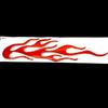 Coda di vento 3D Moto Fiamma Magica Adesivo Decalcomania Emblema Etichetta Badge Decor Decorativo oro Argento Rosso