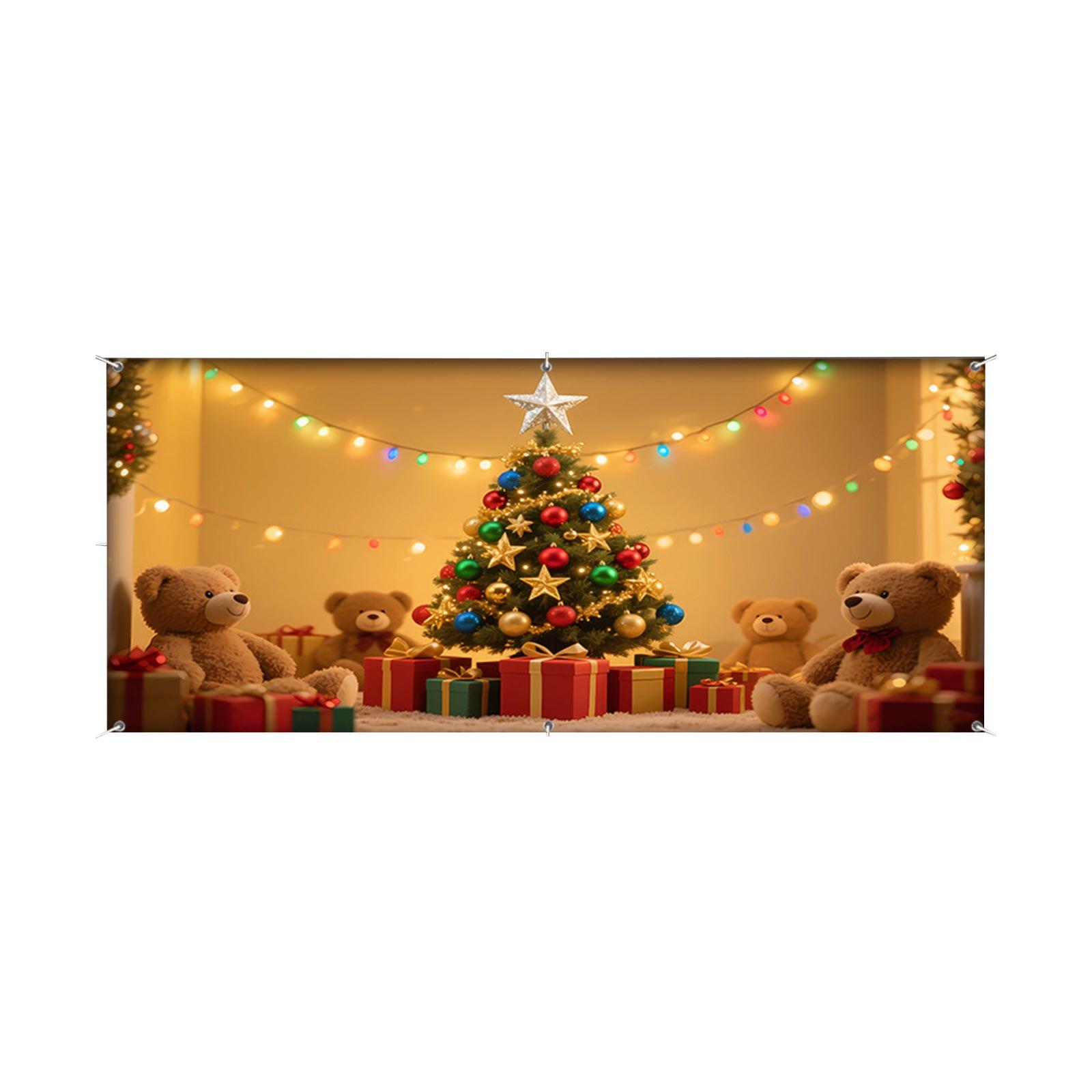 

Christmas Scene Decorations & Festive Character Banners – Holiday Supplies For Outdoor Garages One Size