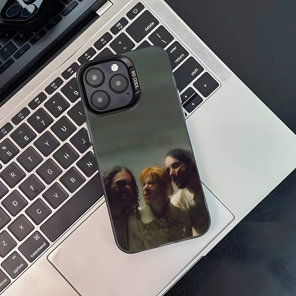 COOL Band P-Paramore Phone Case For iPhone 17,16,15,14,13,12,11,Pro,XS,Max,Plus,Mini,SE4,E Black Matte Shockproof Cover