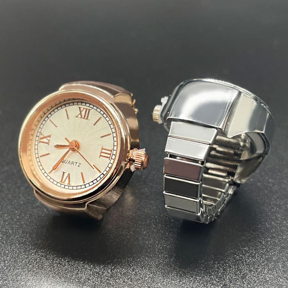 Hot Selling Finger Watch Ring Creative Movement Fashion Accessories Vintage Watch Men Jewelry Women Gift