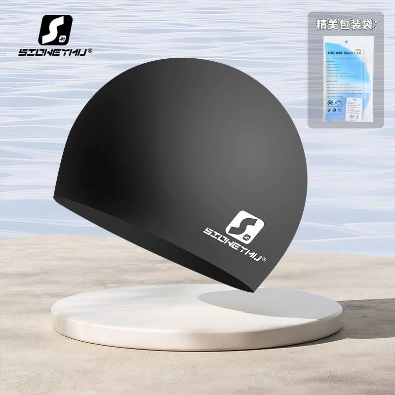 Adult Silicone Swim Caps Men And Women Solid Color High Quality Swimming Cap For Women Swimming Pool Accessories