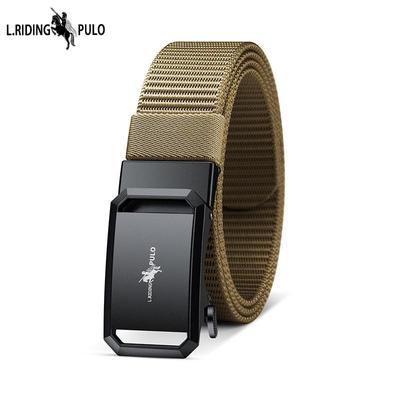 Uomo Tela Affari Fibbia Automatica Resistente Casual Giovani Cintura in Nylon di Alta Gamma Lusso Leggero Classico