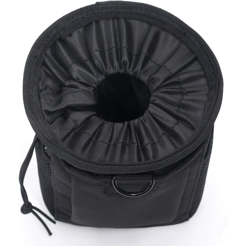 Taktische Tasche Outdoor Camping Zubehörtasche, Oxford-Gewebe, MOLLE-kompatibel, mit Kordelzugverschluss, Karabinerclip für Outdoor-Camping