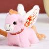 with Wings Horse Year Mascot Keychain Cute Lucky Horse Doll Pendant  Spring Festival