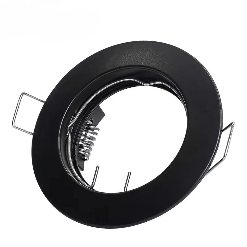 6pcs Down Light Cutout 60mm Frame Recessed LED Ceiling Fixtures Downlight GU10 MR16 Ceiling Spot Lights Fitting Fixture