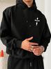 Herren Hip Hop Hoodie Offenbarung 12:9 Angprint Sportbekleidung Streetwear Oversized Kapuzenpullover Lässig Langarm Kapuzenpullover
