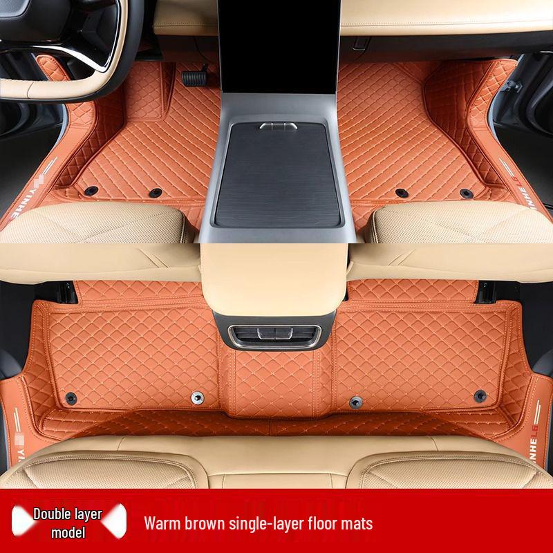 Compatible Galaxy L6 Double Layer Floor Mats & Bumper for 23-25 Models - Car Interior Accessories
