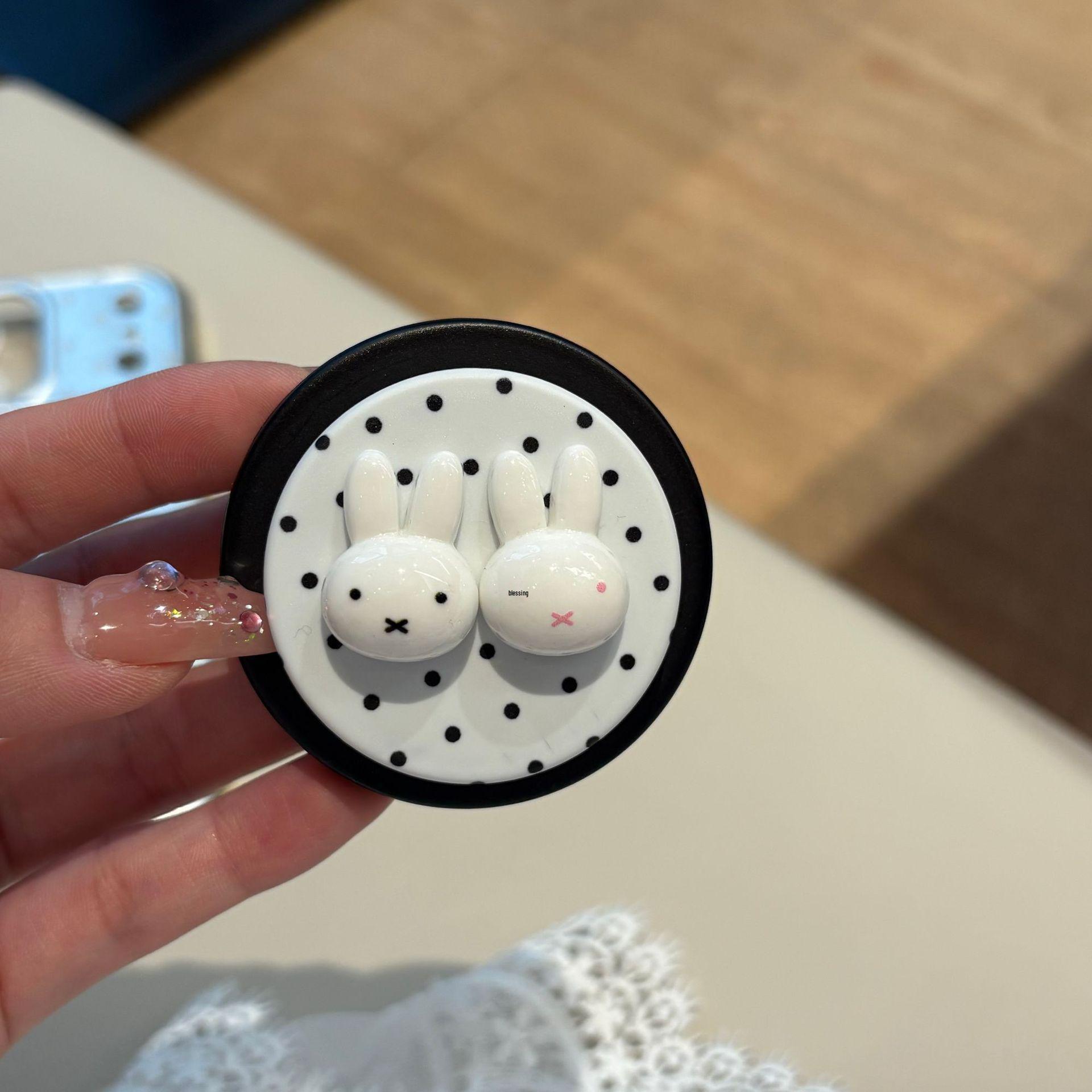 

Polka Dot 3D Miffy Long Legs Magsafe-Ready Magnetic Phone Stand Case