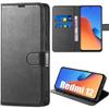 Case for Xiaomi Redmi 12 4G-5G - Shockproof Protection - PU Leather Case - Stand Function - Black