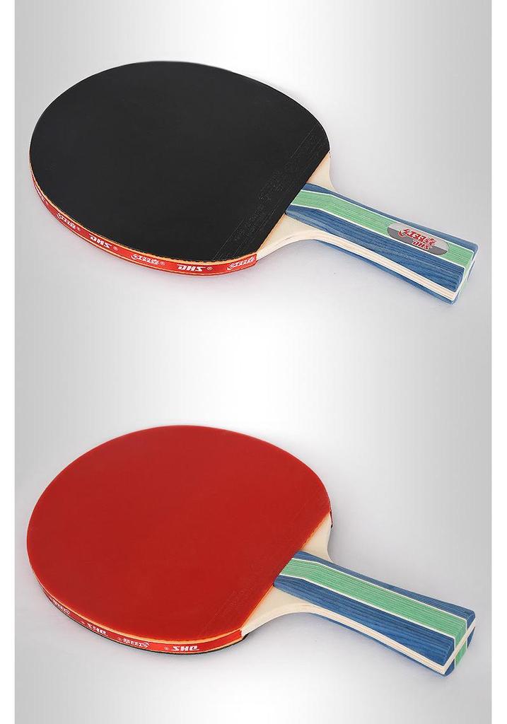 Genuine Double Happiness Table Tennis Racket for Beginners: Children's Professional 3-Star 4-Star Horizontal/Vertical Bat.