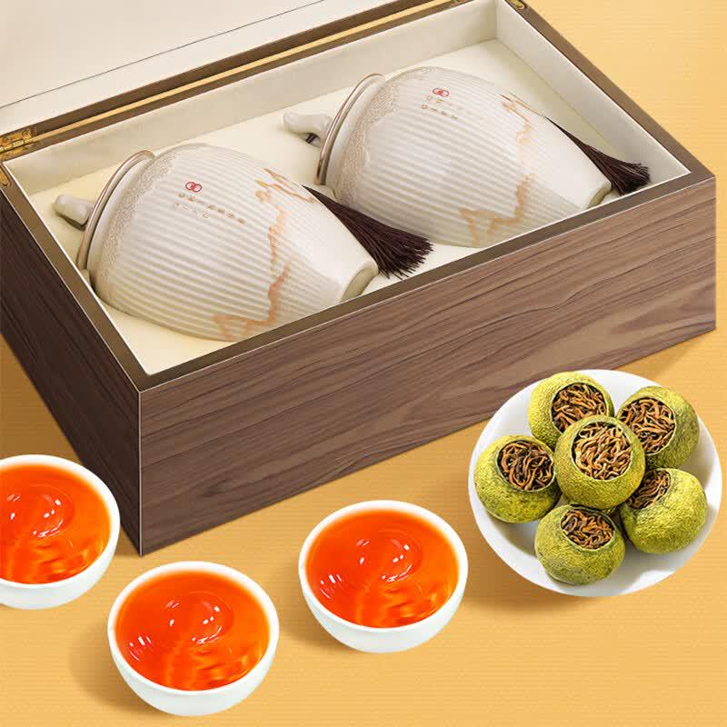 Mengchamei Little Green Tangerine Puerh Tea Gift Box