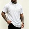 Unisex Sommer Sport Rundhals Bequem Atmungsaktiv T-Shirt Los Angeles Letter Print Polyester Stoff Lässig Locker Oberteil