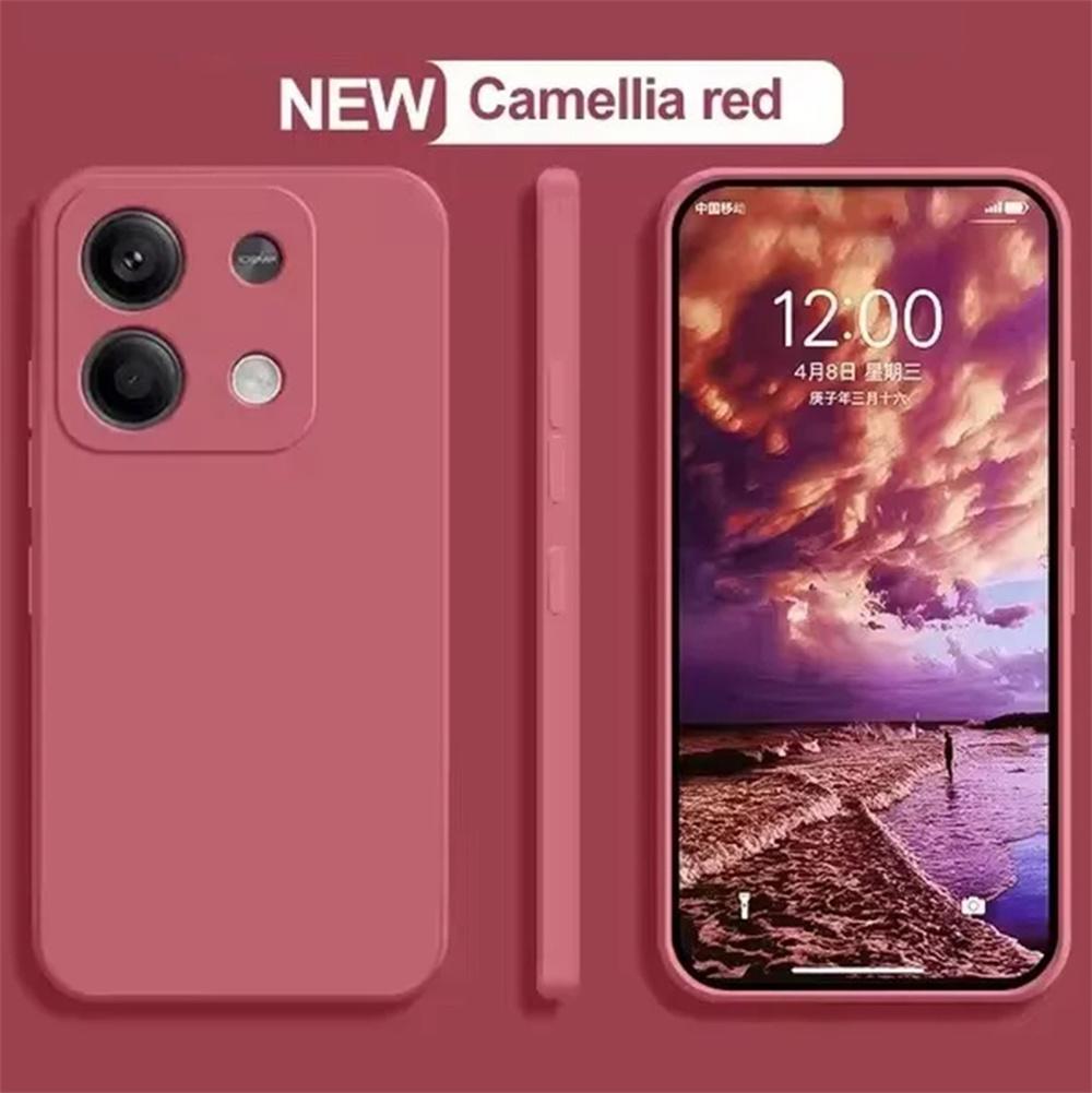 For Redmi Note 13 Pro 4G Fall prevention Phone Case Liquid Silicone Soft TPU Cover For Xiaomi Redmi Note 13 Note13 pro 4G