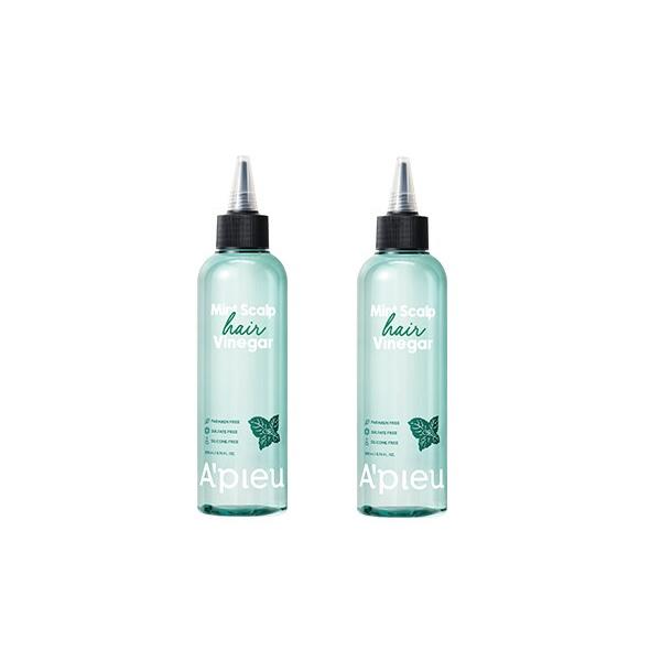 A'PIEU Ocet do włosów malinowy 200ml, Ocet do włosów miętowy 200ml, Szampon z octem do włosów 500ml (13 opcji)