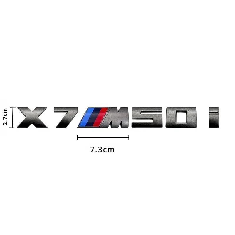 7.3cm pentru literă logo M autocolant emblemă portbagaj Pentru BMW X3 M40D 40I X4 M40D X5 M50D 50I X6 M50D 50I X7 M50D 50I Accesorii ut2