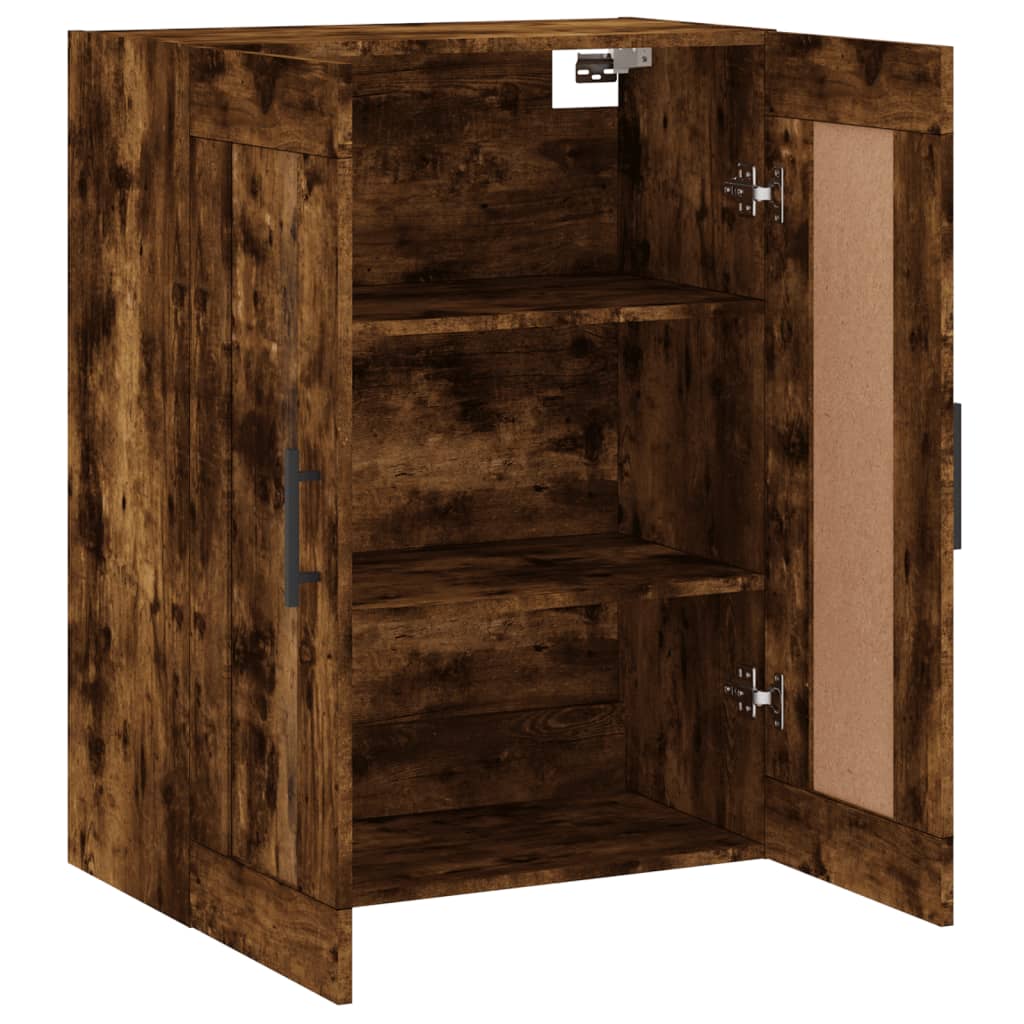 Wall Cabinet Smoked Oak 69.5 x 34 x 90 cm Particleboard