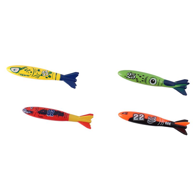 Children's Pool Diving Toys Set: Torpedo, Ring, and Stick Combo