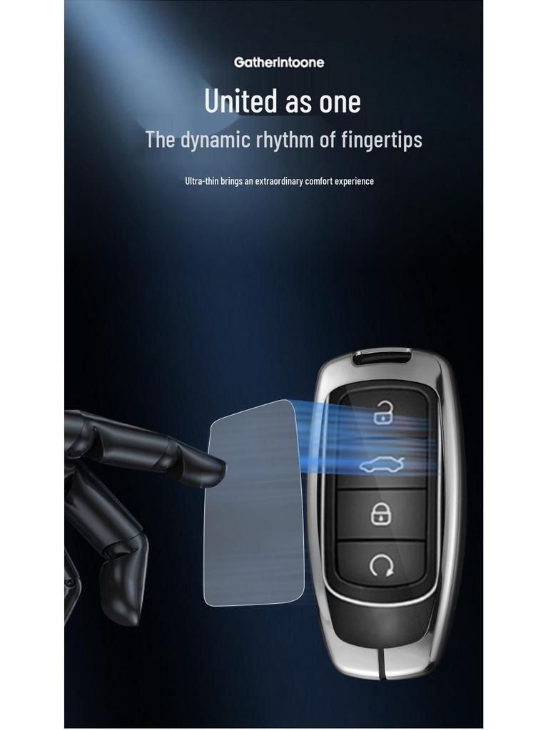 Men's Luxury Smart Key Case for Chery Tiggo 8pro/8plus/9 Arrizo