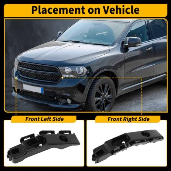 Front Bumper Bracket for Dodge Durango 2011-2013 No55079225AC55079224AC 1 Pair