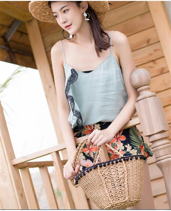 2017 New Fashionable Woven Bag With Simple And Versatile Design