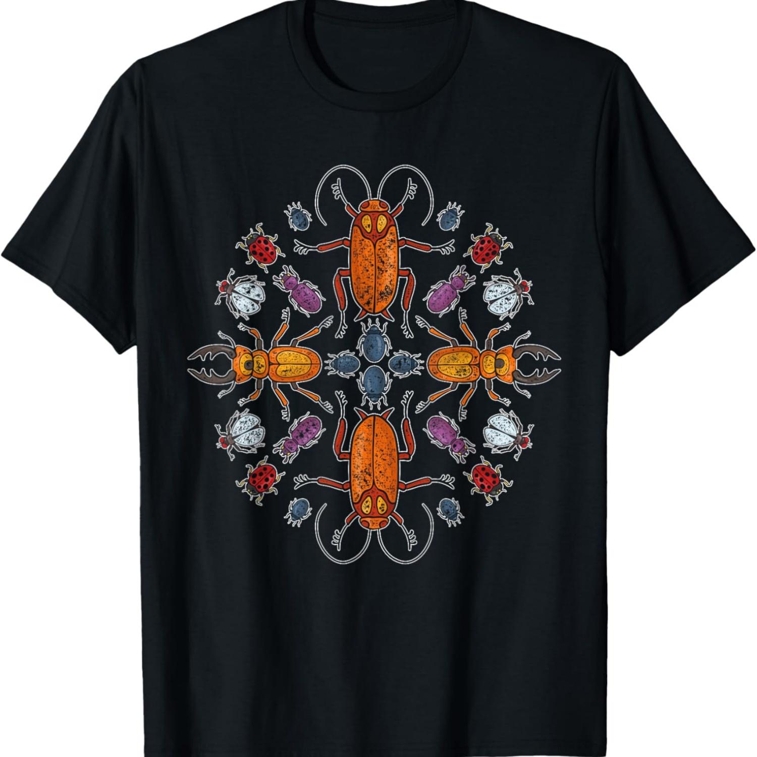 

Beetle Bugs Lover Entomology Insect Collector Bug T-Shirt S