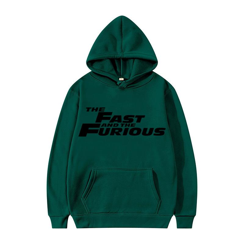 The Fast and The Furious Letter Graphic Women's Hoodie Sweatshirt Men Womnen Fashion Brand Design Pullover Women's Hoodies