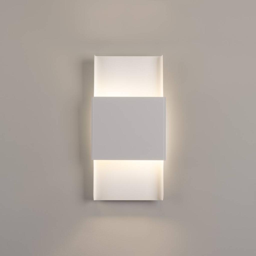 Modern Rectangular White Wall Sconce DURLIN 2xG9 8W SL.1352 Sollux Lighting