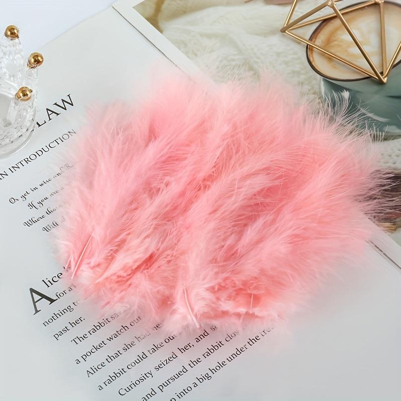 

Упаковка перьев индейки с заостренными хвостовыми перьями, примерно 50 штук в упаковке, наполнена пуховыми перьями - Сделай сам цветного кота розовый