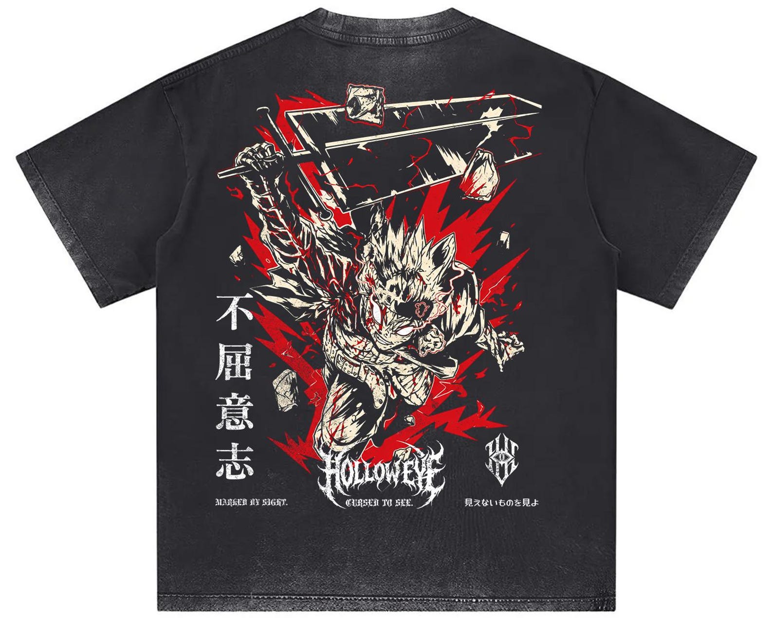 Asta Black Clover Graphic Shirt, Vintage Anime Streetwear Tee, Manga Panel Clothing 3XL