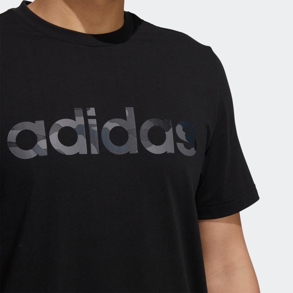 adidas Neo Straight Fit T Shirt Men's Black HE4557