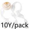 (10 Yards/Packung) 4cm Goldrand Wellenförmiges Garn Geschenkbox Bouquet Verpackungsmaterial Schleife Haaraccessoires Handgemacht DIY Dekoratives Spitze