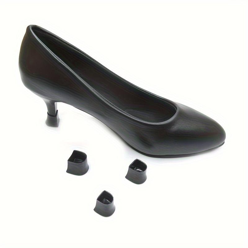 1 Pair Noise Reduction Heel Caps Non-Slip High Heel Toe Covers, Cylinder Heel Caps For High Heels Stiletto High Heel Protectors
