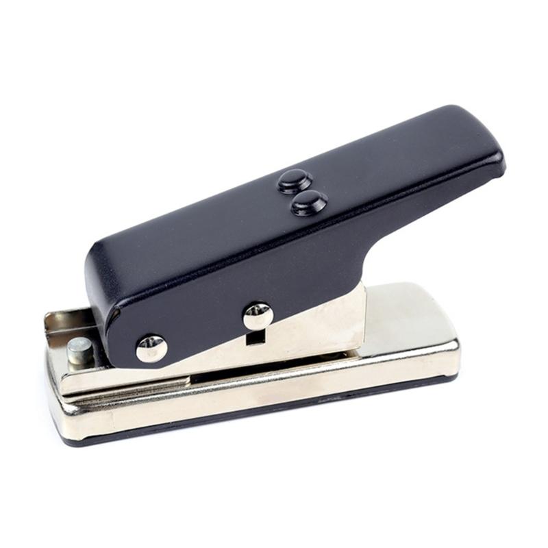 

Резак для гитарных медиаторов со стальными лезвиями для изготовления индивидуальных плектров. Эргономичная ручка и прочная конструкция для музыкальных проектов чёрный/серебряный