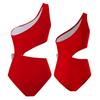 2024 Women's Cut-Out One-Shoulder Parent-Child Swimsuit