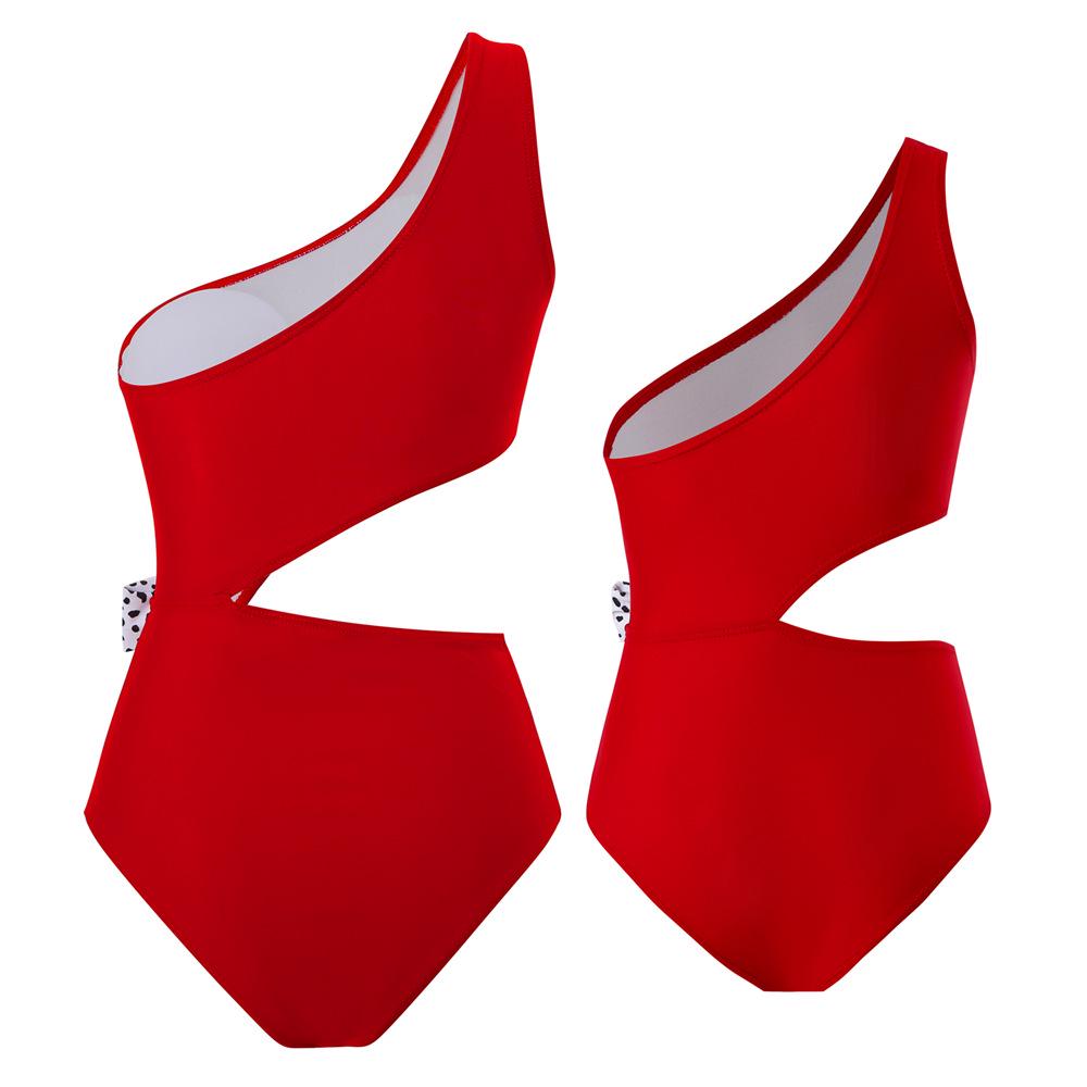 Costum de baie de damă decupat, cu un umăr, părinte-copil, 2024