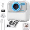 Kids Camera Instant 1080P HD Dual Lens Selfie Digital Camera for Girls Boys Christmas Birthday Gifts Toys with 32G Print