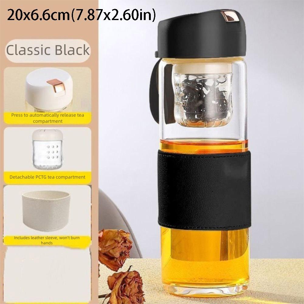 High Temperature Resistant Double-Layer Insulated Mug Thermal Insulation Cup  Drinking Tea