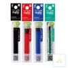 0.5 Standard 4 Color Set Black Red Blue Each 3 Pieces + Green 1 Piece Replacement Refills Friction Ball Slim Multicolor 0.5mm Ultra Fine Total 10 Gel
