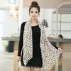 Colorful Chiffon Printed Sweet Fashion Cartoon Cat Kitten Scarf Graffiti Style Shawl Girls Christmas