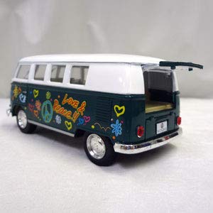 1962 Volkswagen Bus LOVE & PEACE 1:32 Red (Green)