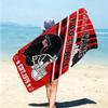 Personalized Vintage Detroit Football Helmet Beach Towel Microfiber Beach Towel Thin Absorbent for Beach Swimming Yoga Bath Sports. 091069
