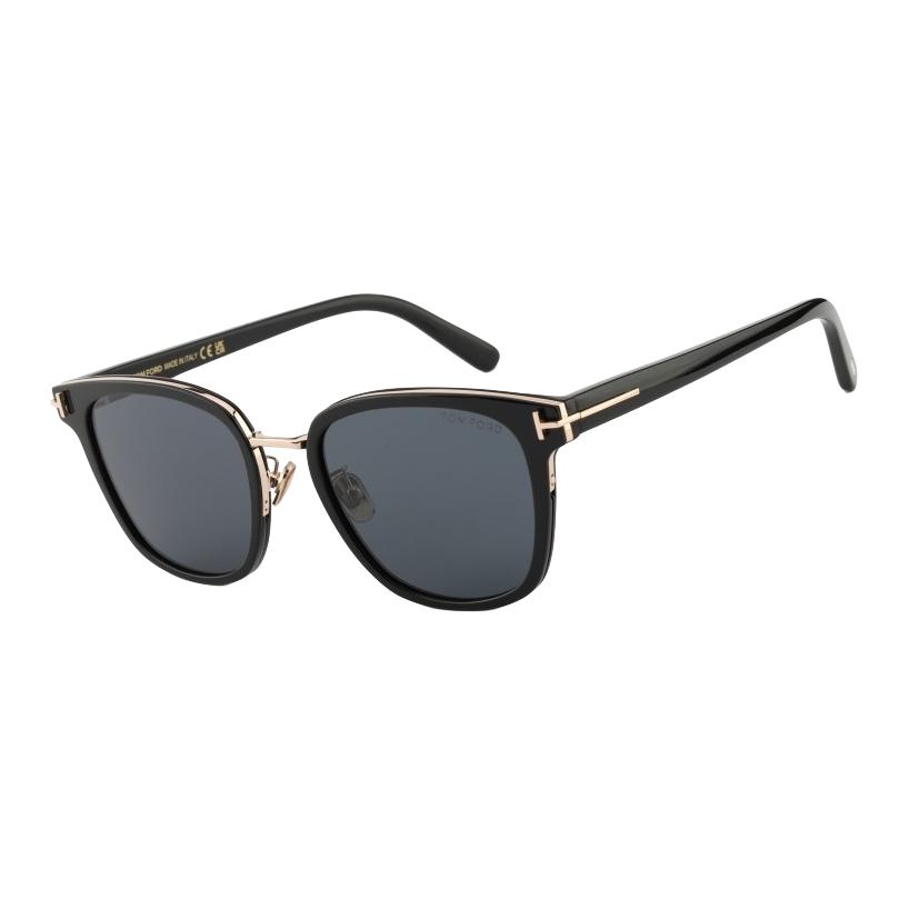 

TF Personality Design Square Sunglasses Unisex sunglasses Gold Black TF1248-K-01A Basic Packaging-Eyeglass Case+Box