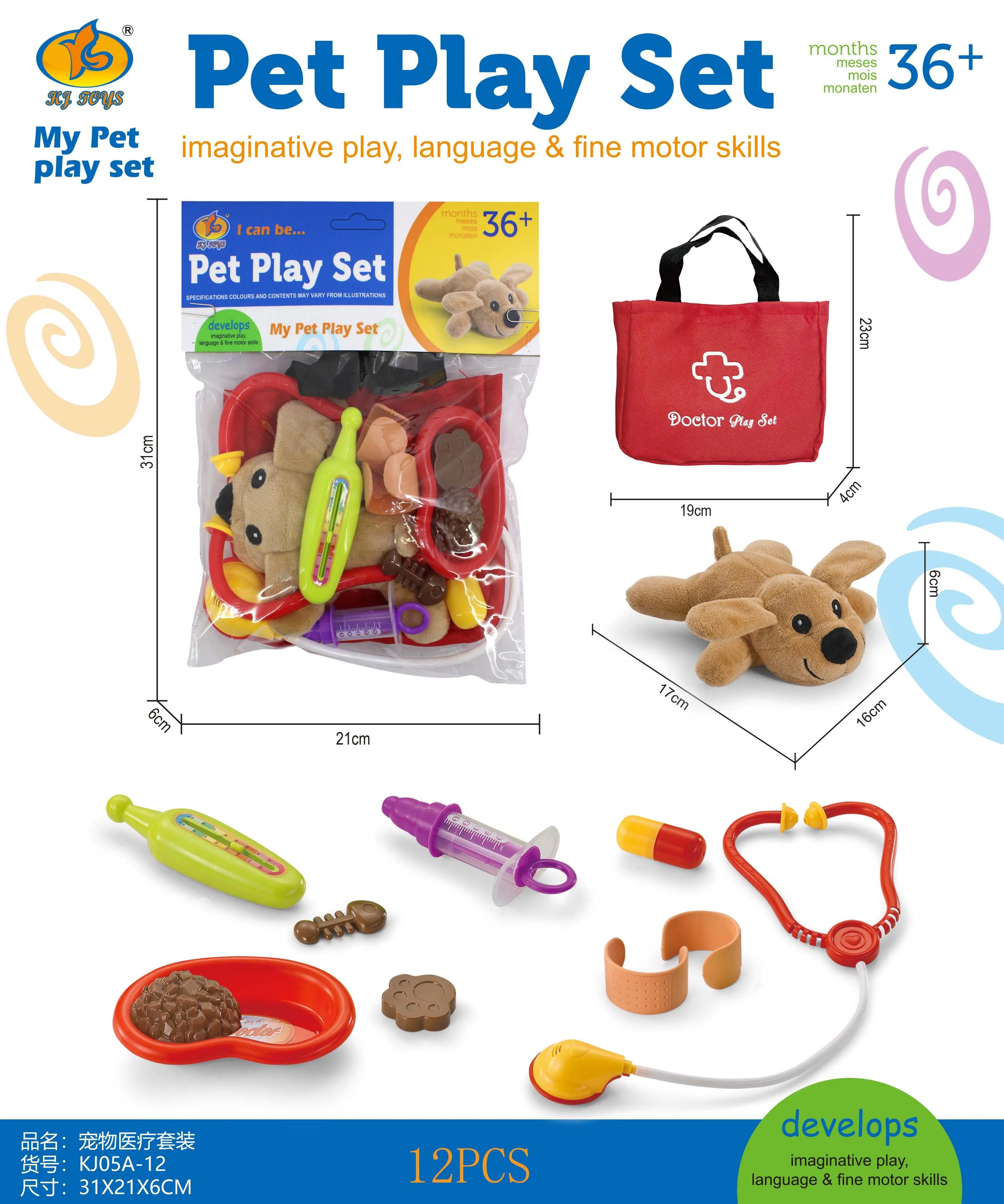 

Игровой набор «Осмотр и лечение домашних животных» от Melissa & Doug — детский ветеринарный игровой набор, детский игровой набор «Стрижка домашних животных», игрушка STEAM, ролевые игры