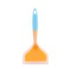 Semi-Transparent Tamagoyaki Silicone Spatula - Two-Tone Wide Mouth Frying Utensil