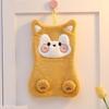Cute Cartoon Bear Coral Fleece Hanging Hand Towel